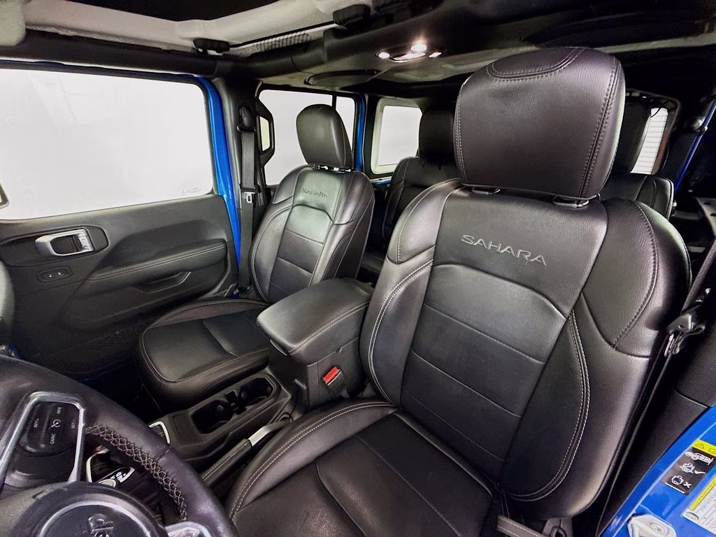 2023 Hydro Blue Pearl Coat Jeep Wrangler Sahara 4X4 SUV