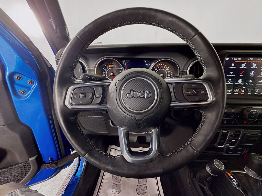 2023 Hydro Blue Pearl Coat Jeep Wrangler Sahara 4X4 SUV