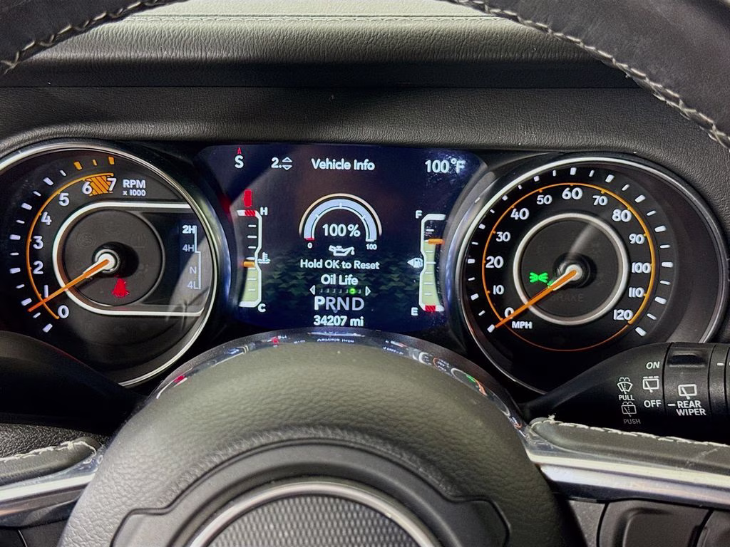 2023 Hydro Blue Pearl Coat Jeep Wrangler Sahara 4X4 SUV
