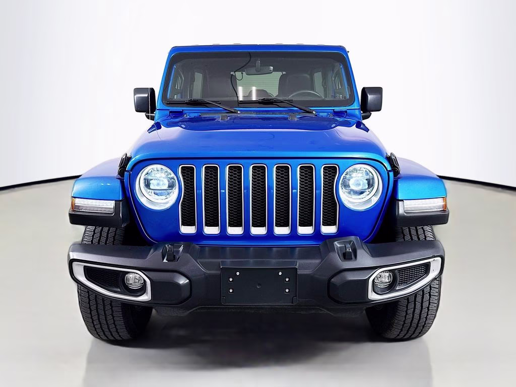 2023 Hydro Blue Pearl Coat Jeep Wrangler Sahara 4X4 SUV