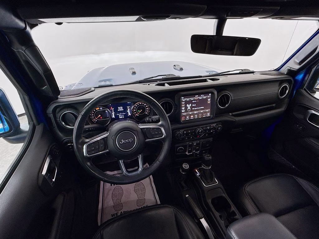 2023 Hydro Blue Pearl Coat Jeep Wrangler Sahara 4X4 SUV