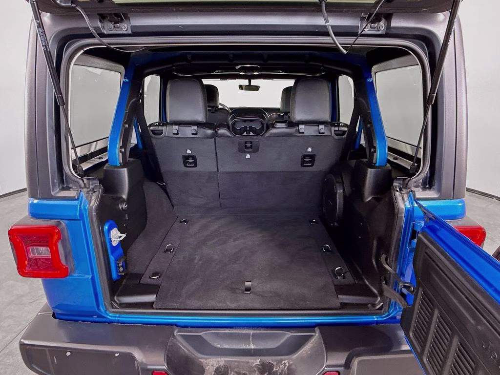 2023 Hydro Blue Pearl Coat Jeep Wrangler Sahara 4X4 SUV