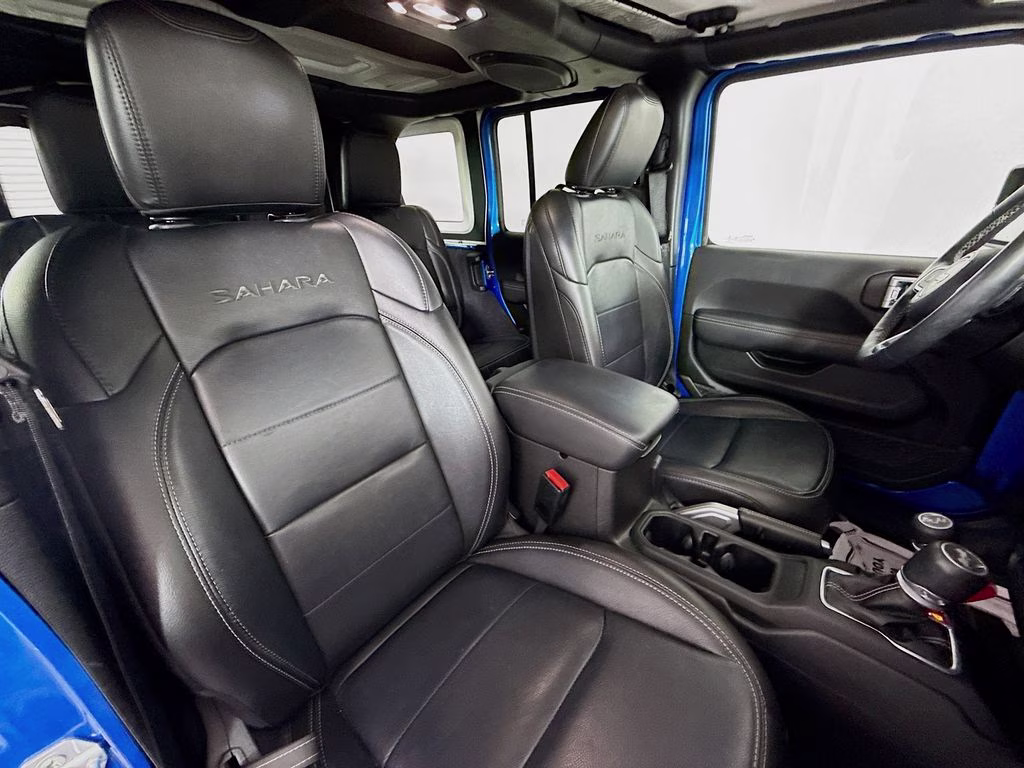 2023 Hydro Blue Pearl Coat Jeep Wrangler Sahara 4X4 SUV