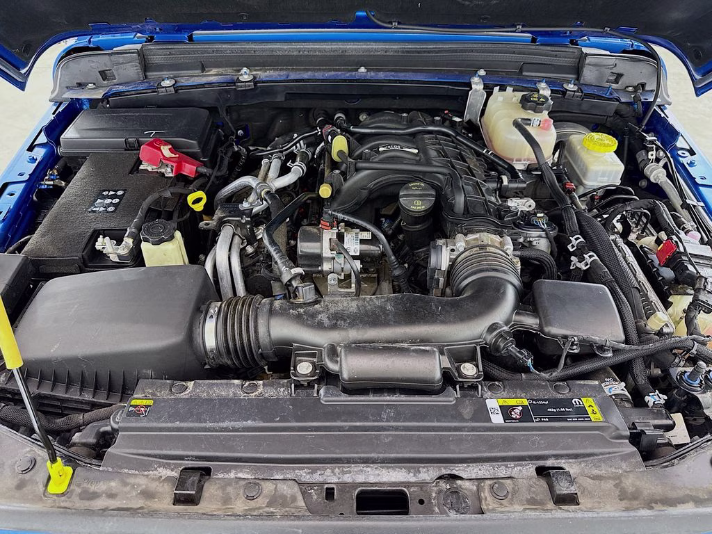 2023 Hydro Blue Pearl Coat Jeep Wrangler Sahara 4X4 SUV