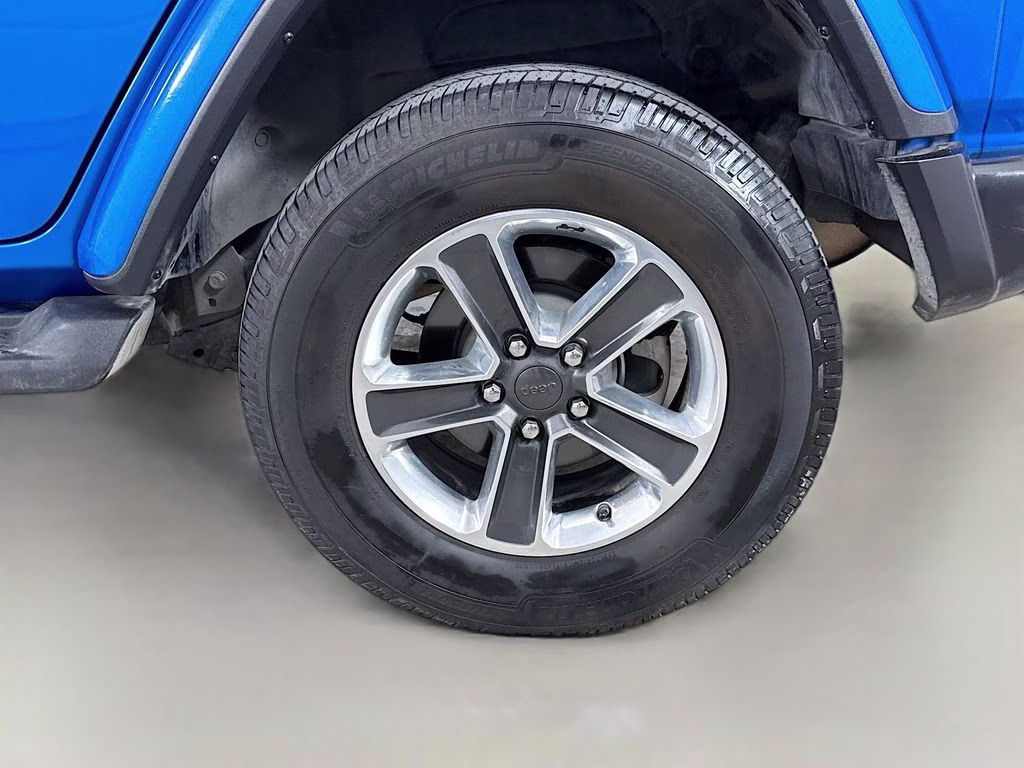 2023 Hydro Blue Pearl Coat Jeep Wrangler Sahara 4X4 SUV