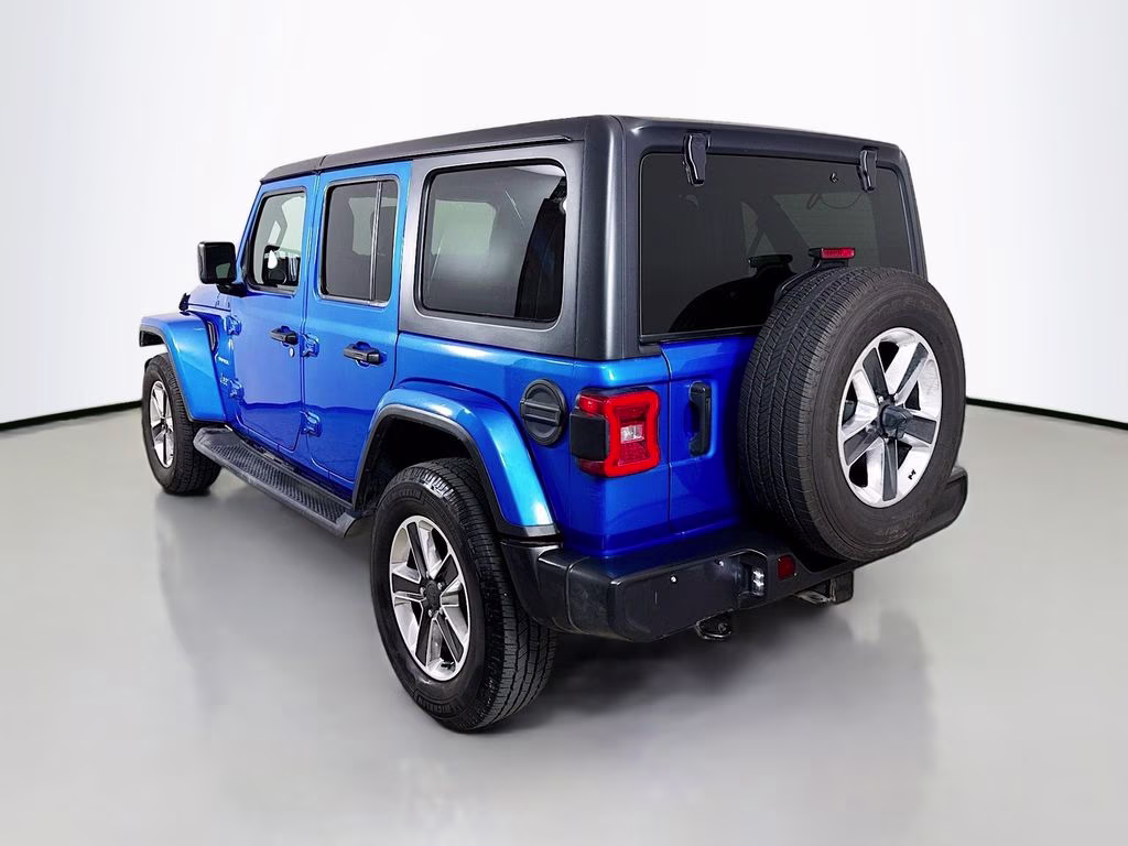 2023 Hydro Blue Pearl Coat Jeep Wrangler Sahara 4X4 SUV