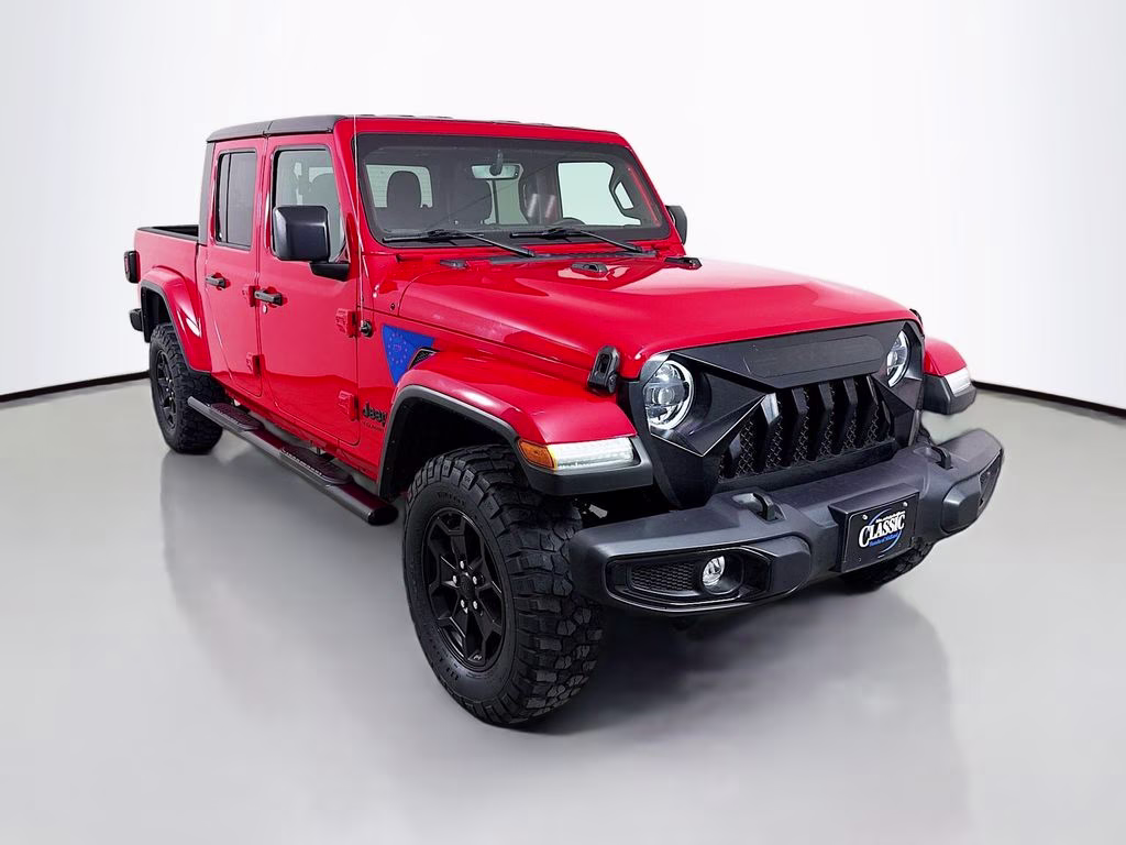 2023 Firecracker Red Clearcoat Jeep Gladiator Willys 4X4 Truck