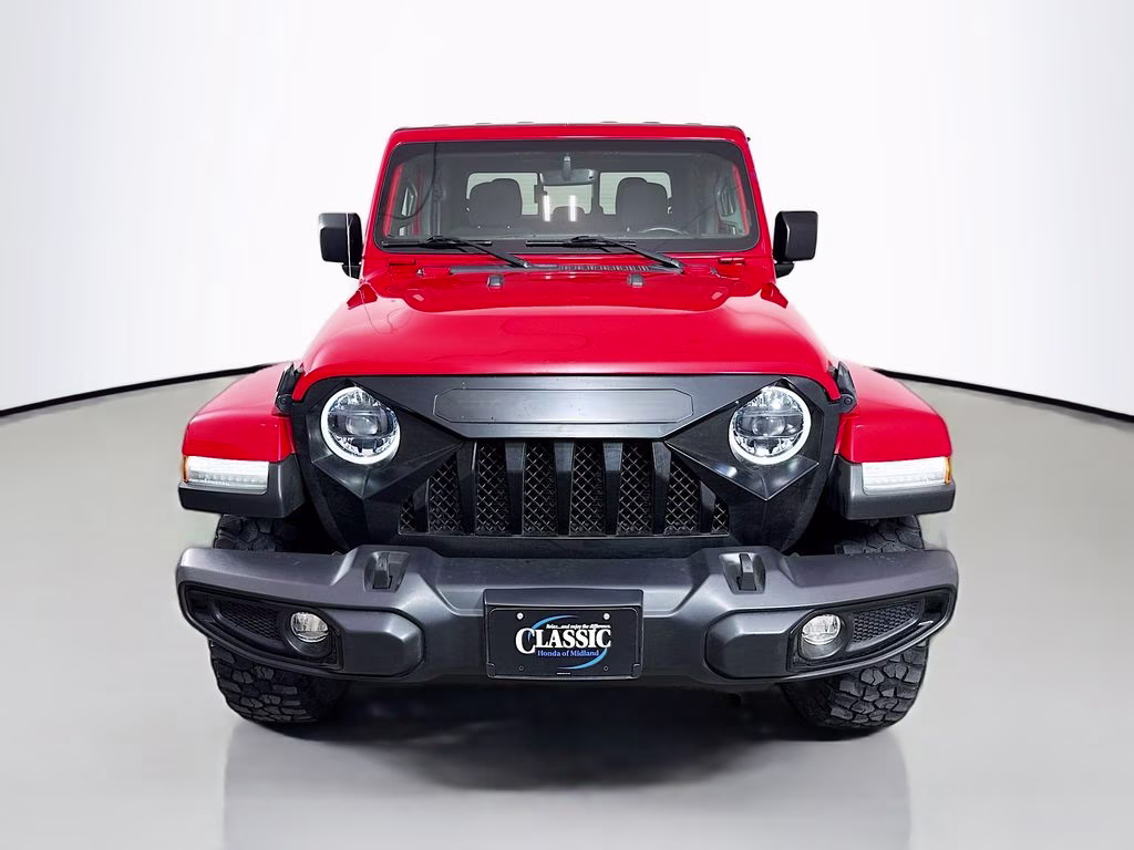 2023 Firecracker Red Clearcoat Jeep Gladiator Willys 4X4 Truck
