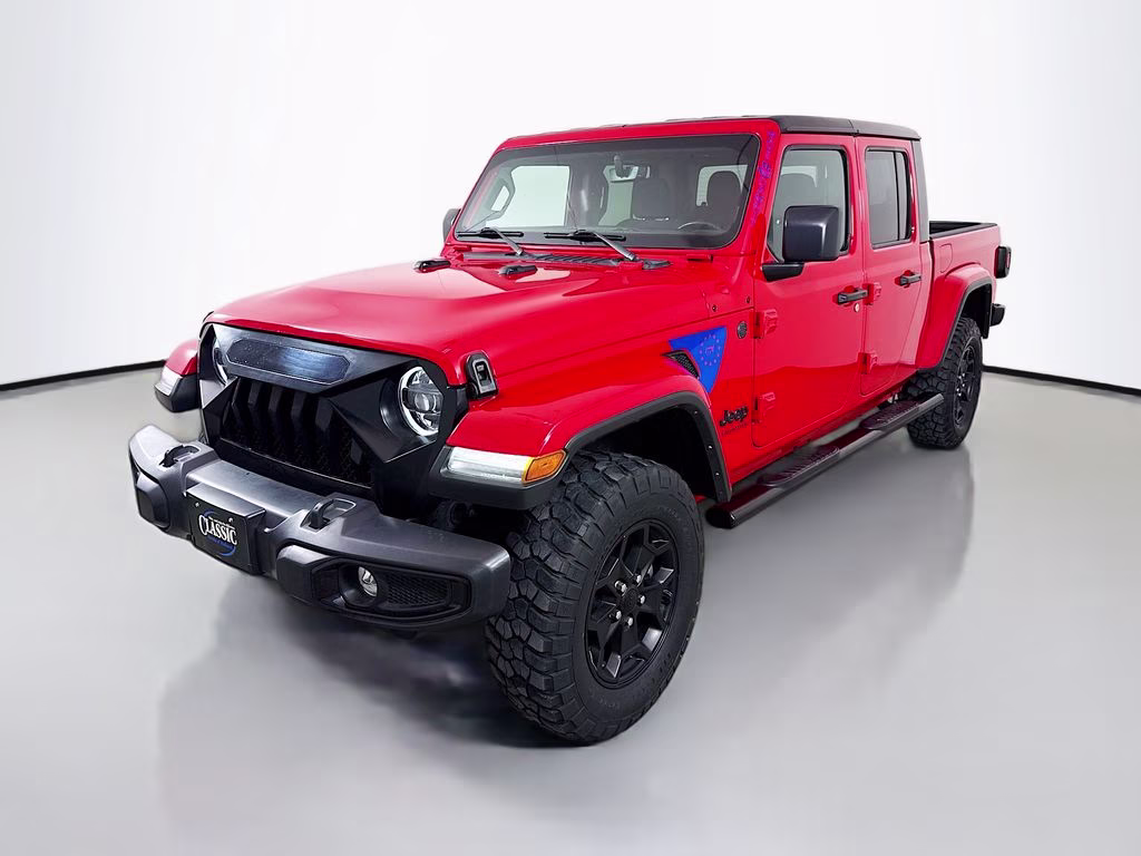 2023 Firecracker Red Clearcoat Jeep Gladiator Willys 4X4 Truck