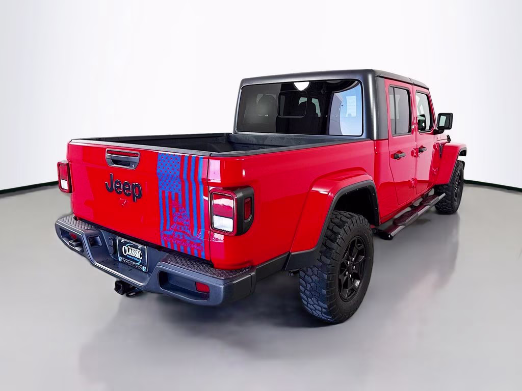 2023 Firecracker Red Clearcoat Jeep Gladiator Willys 4X4 Truck