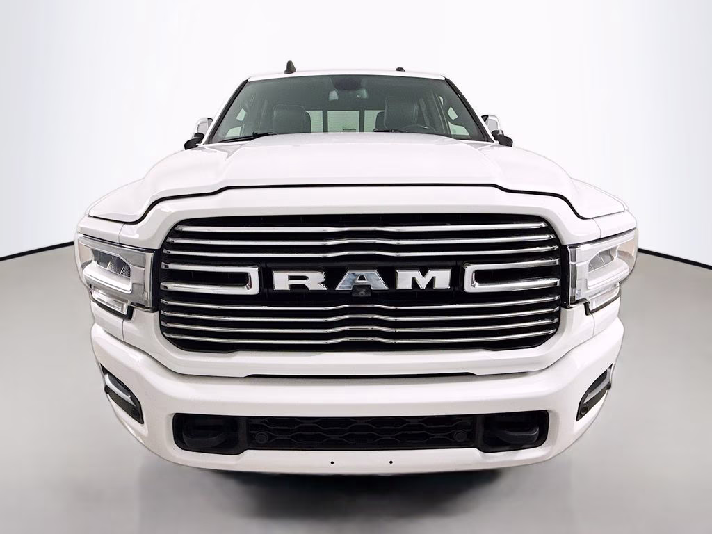 2021 Bright White Clearcoat Ram 3500 Laramie 4X4 Truck