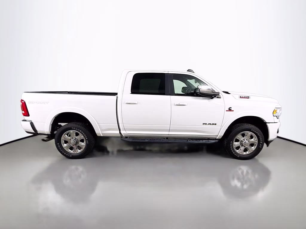 2021 Bright White Clearcoat Ram 3500 Laramie 4X4 Truck