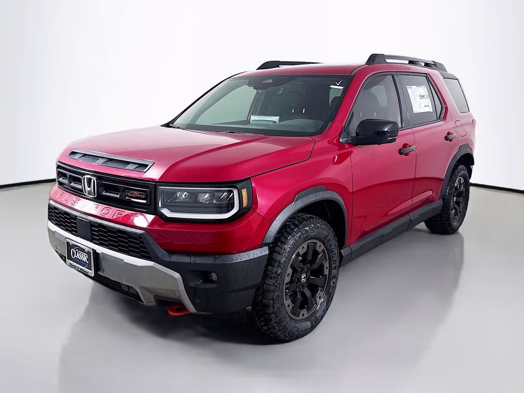 2026 Radiant Red Metallic II Honda Passport TrailSport Elite AWD SUV