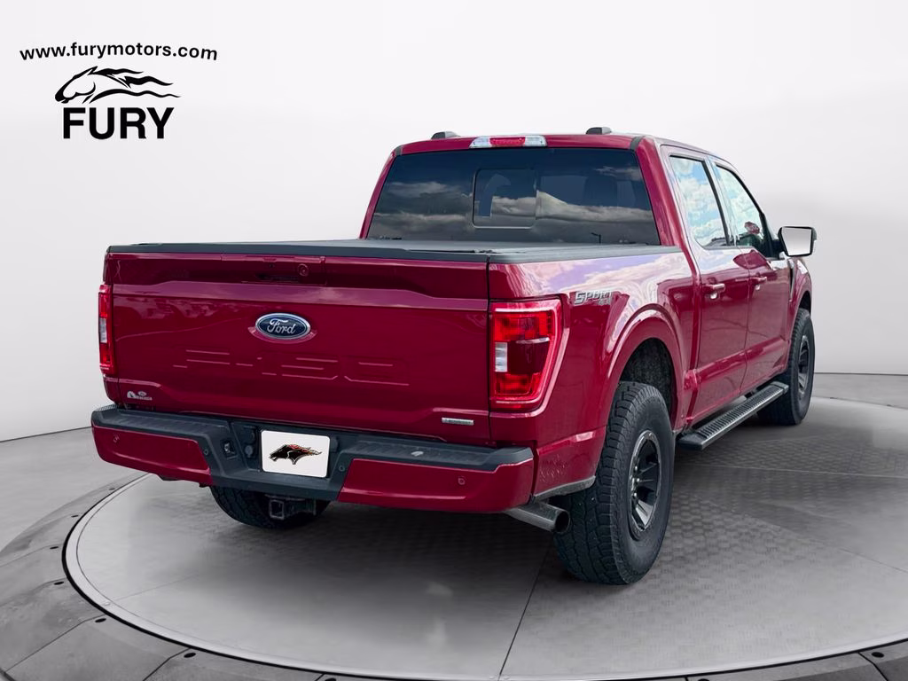 2021 Rapid Red Metallic Tinted Clearcoat Ford F-150 XLT Sport w/Trailer Tow Pkg 4X4 Truck