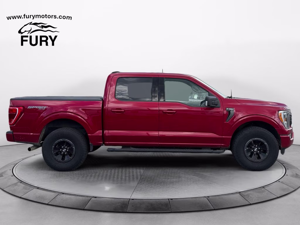 2021 Rapid Red Metallic Tinted Clearcoat Ford F-150 XLT Sport w/Trailer Tow Pkg 4X4 Truck