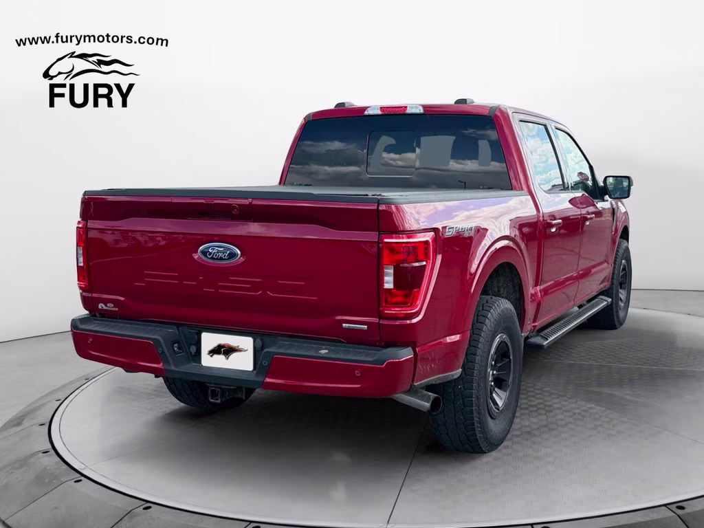 2021 Rapid Red Metallic Tinted Clearcoat Ford F-150 XLT Sport w/Trailer Tow Pkg 4X4 Truck