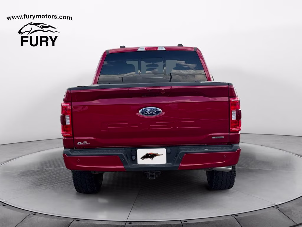 2021 Rapid Red Metallic Tinted Clearcoat Ford F-150 XLT Sport w/Trailer Tow Pkg 4X4 Truck