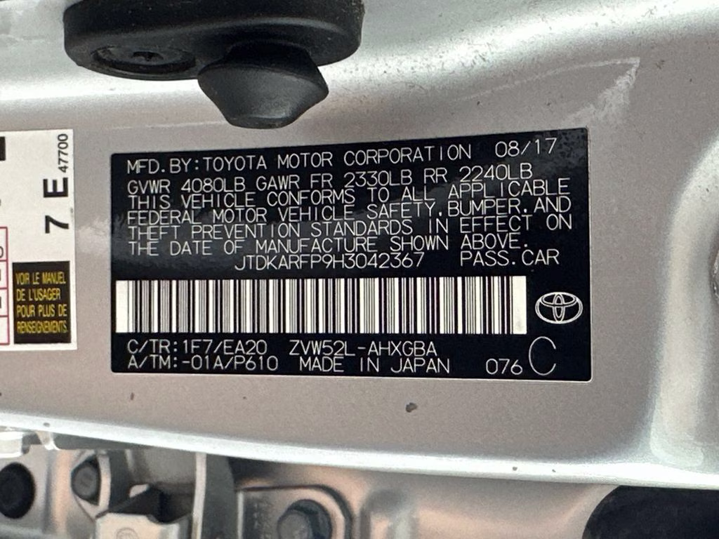 2017 Classic Silver Metallic Toyota Prius Prime Advanced FWD Hatchback