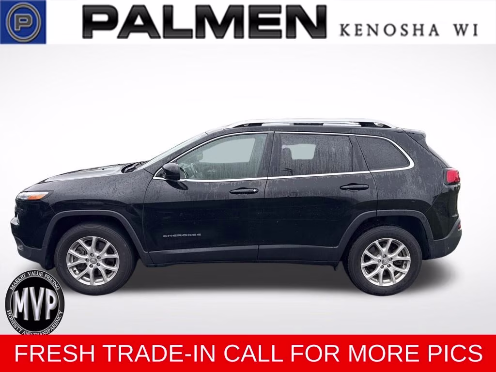2018 Diamond Black Crystal Pearlcoat Jeep Cherokee Latitude Plus 4X4 SUV