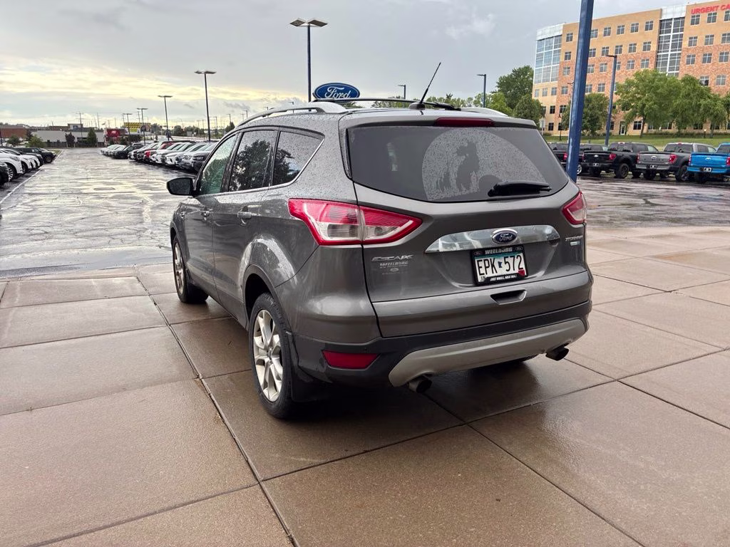 2014 Sterling Gray Metallic Ford Escape Titanium w/Tech Pkg 4X4 SUV