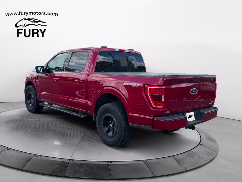 2021 Rapid Red Metallic Tinted Clearcoat Ford F-150 XLT Sport w/Trailer Tow Pkg 4X4 Truck
