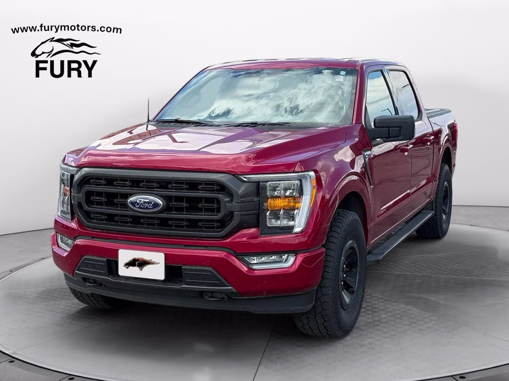 2021 Rapid Red Metallic Tinted Clearcoat Ford F-150 XLT Sport w/Trailer Tow Pkg 4X4 Truck