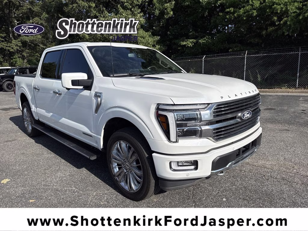 2024 White Metallic Ford F-150 Platinum 4X4 Truck