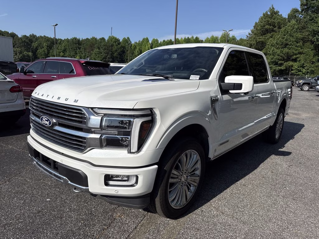 2024 White Metallic Ford F-150 Platinum 4X4 Truck