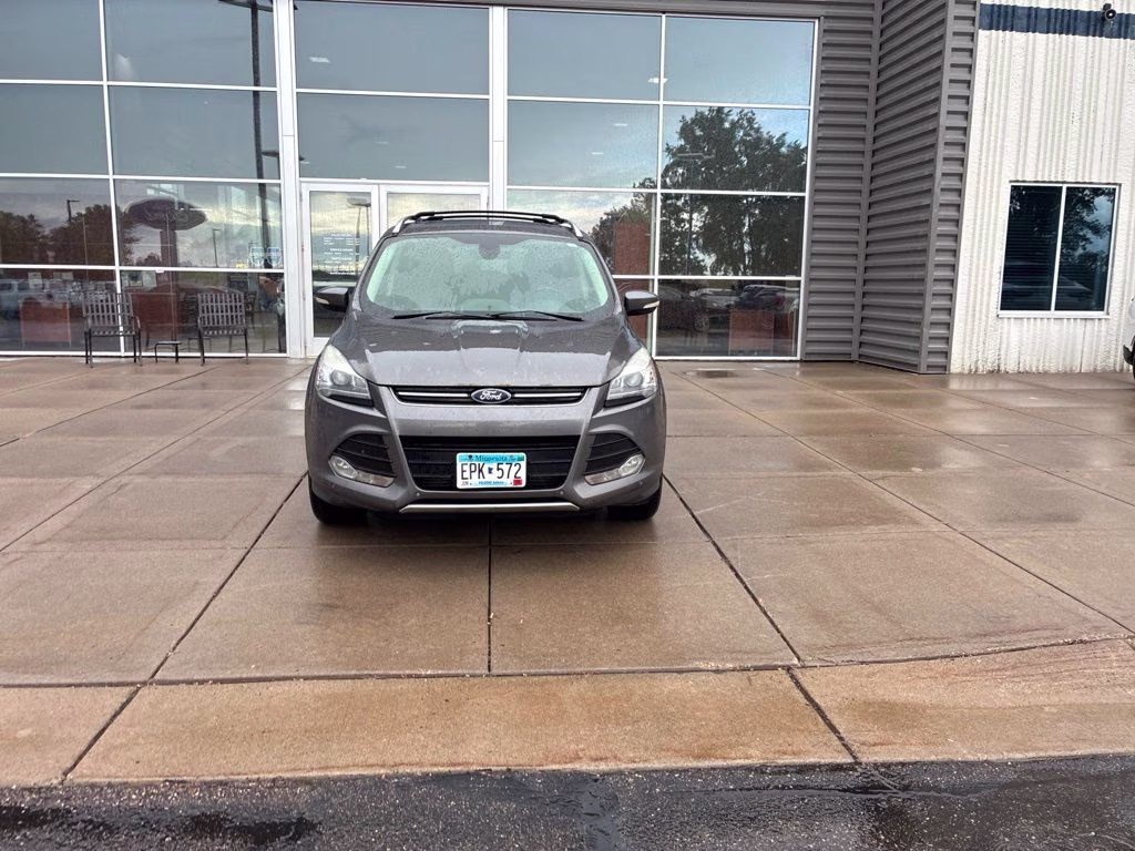 2014 Sterling Gray Metallic Ford Escape Titanium w/Tech Pkg AWD SUV