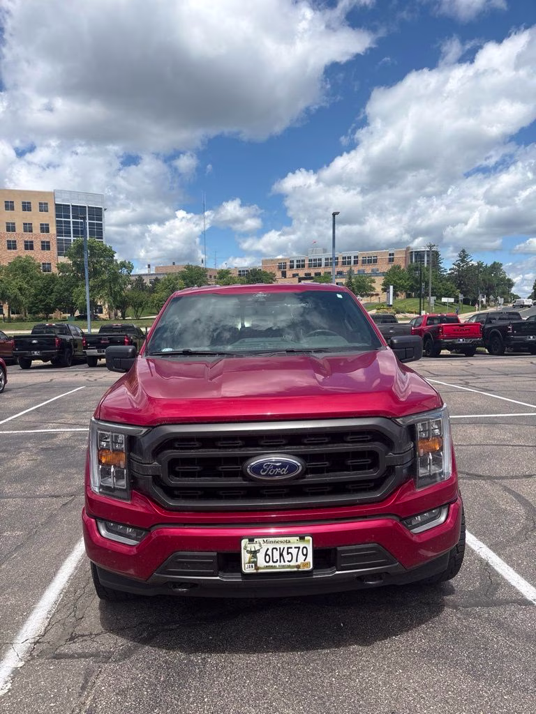 2021 Rapid Red Metallic Tinted Clearcoat Ford F-150 XLT Sport w/Trailer Tow Pkg 4X4 Truck