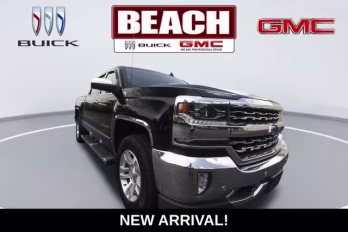 2018 Black Chevrolet Silverado 1500 LTZ 4X4 Truck