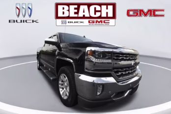 2018 Black Chevrolet Silverado 1500 LTZ 4X4 Truck