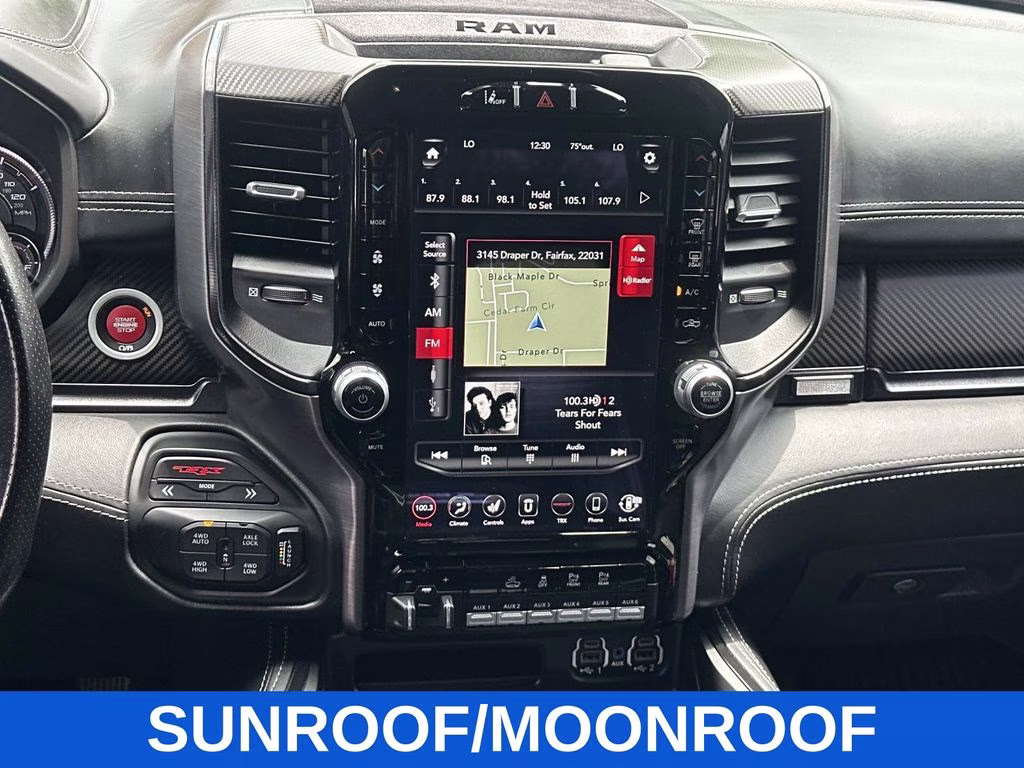 2021 Diamond Black Crystal Pearlcoat Ram 1500 TRX 4X4 Truck