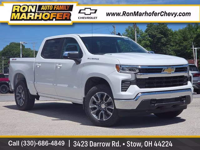 2026 Summit White Chevrolet Silverado 1500 LT 4X4 Truck