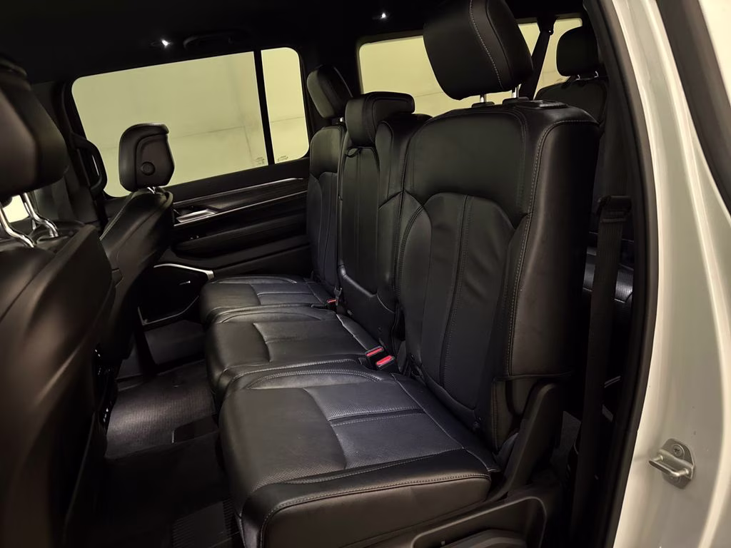 2024 Bright White Clearcoat Jeep Wagoneer L Series II RWD SUV