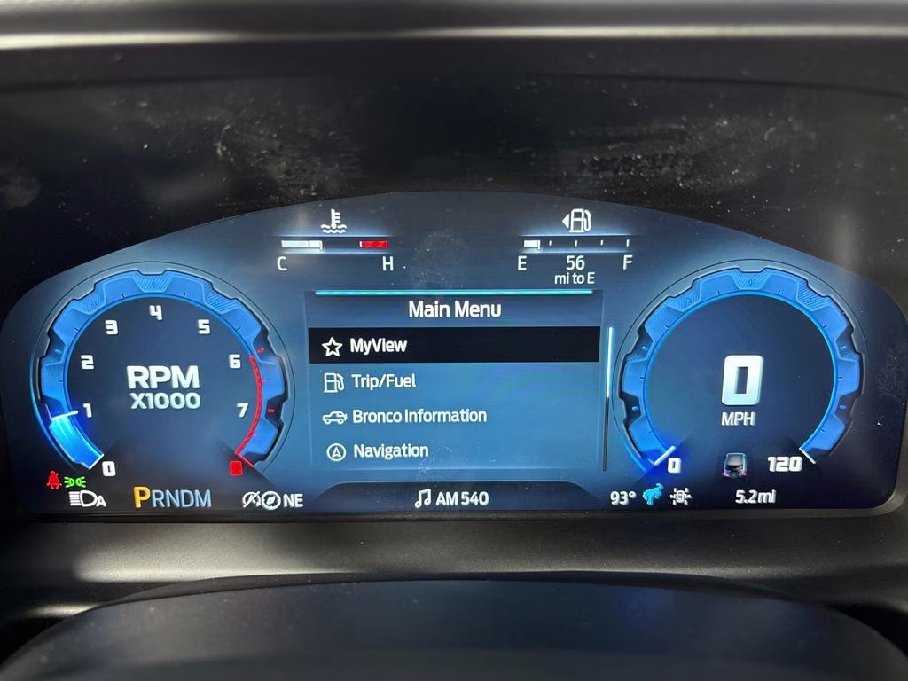 2026 Velocity Blue Metallic Ford Bronco Big Bend 4X4 SUV