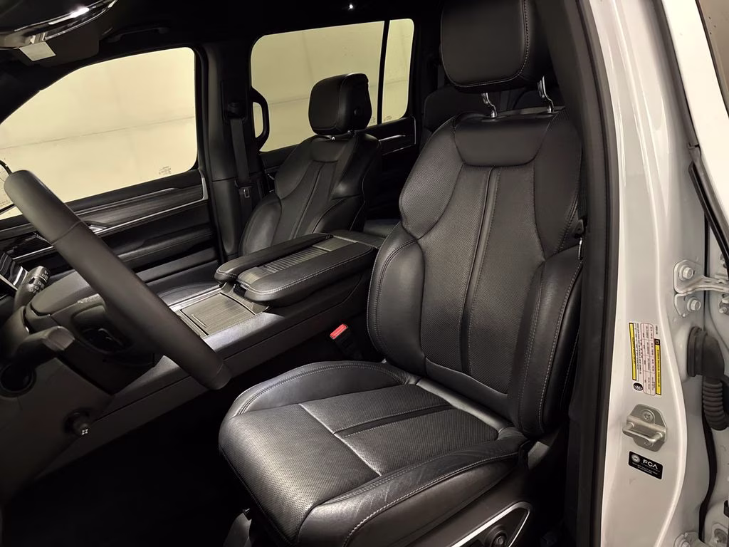 2024 Bright White Clearcoat Jeep Wagoneer L Series II RWD SUV