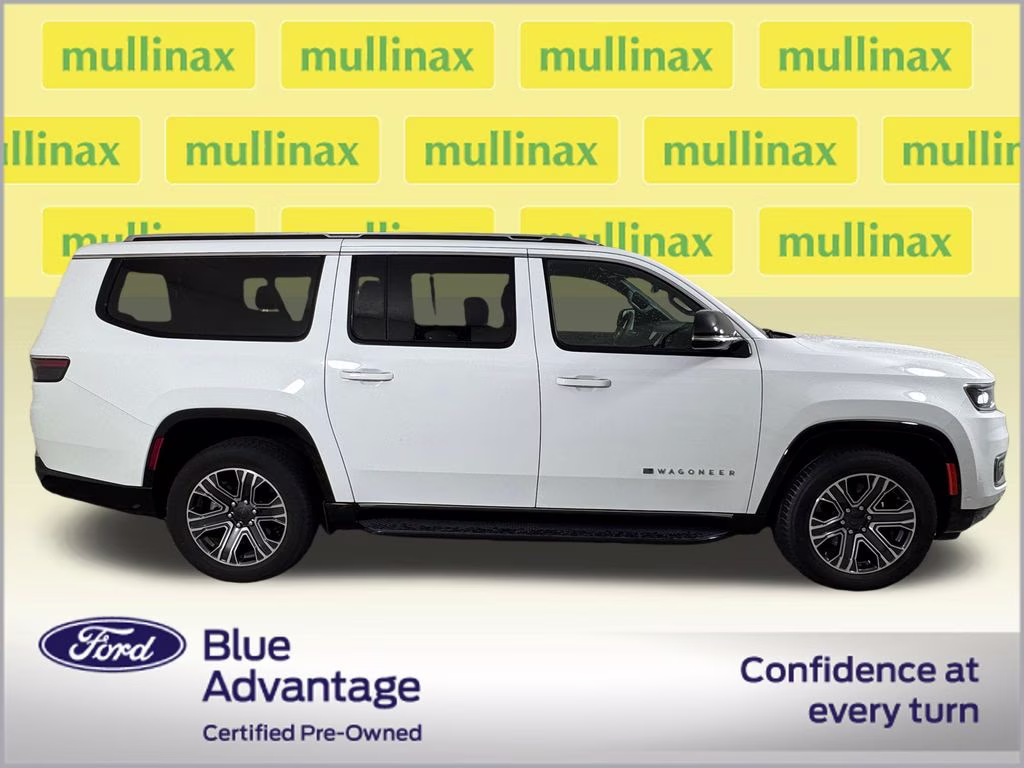 2024 Bright White Clearcoat Jeep Wagoneer L Series II RWD SUV