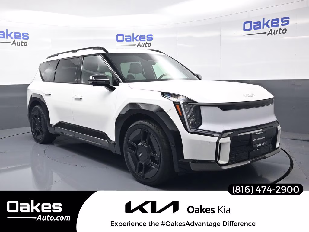2024 Snow White Pearl Kia EV9 GT-Line AWD SUV