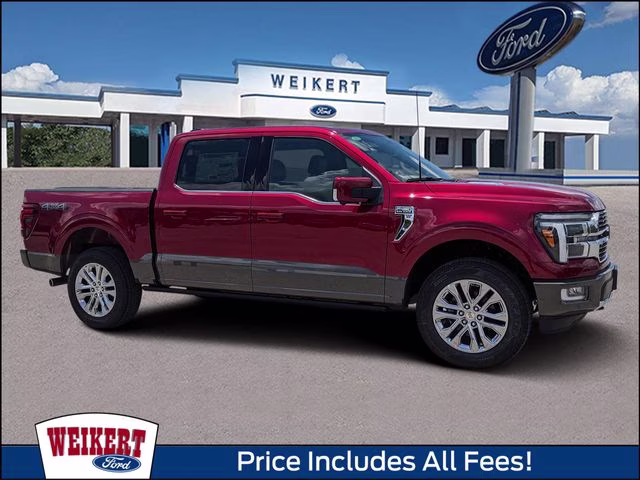 2026 Ruby Red Metallic Tinted Clearcoat Ford F-150 King Ranch 4X4 Truck