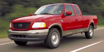 2002 Red Ford F-150 4X4 Truck