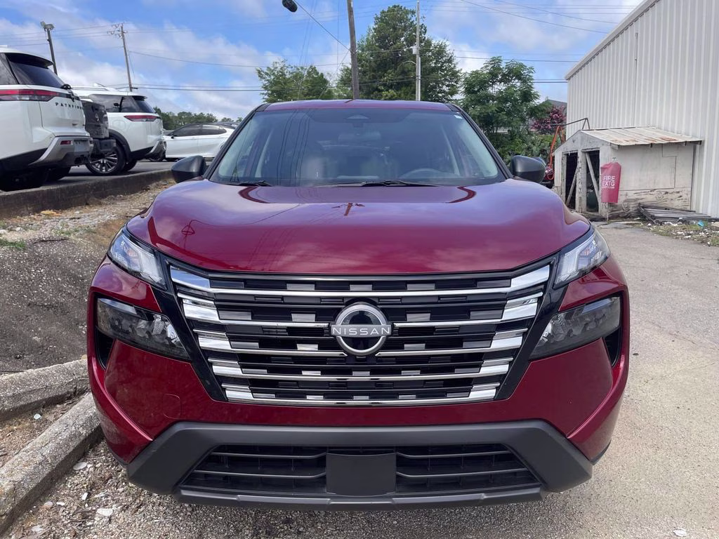 2025 Scarlet Ember Tintcoat Nissan Rogue S FWD SUV