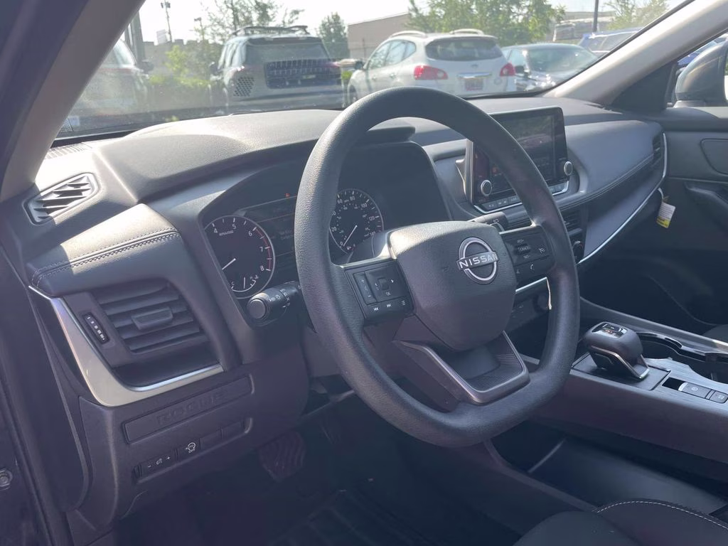 2025 Super Black Nissan Rogue S FWD SUV