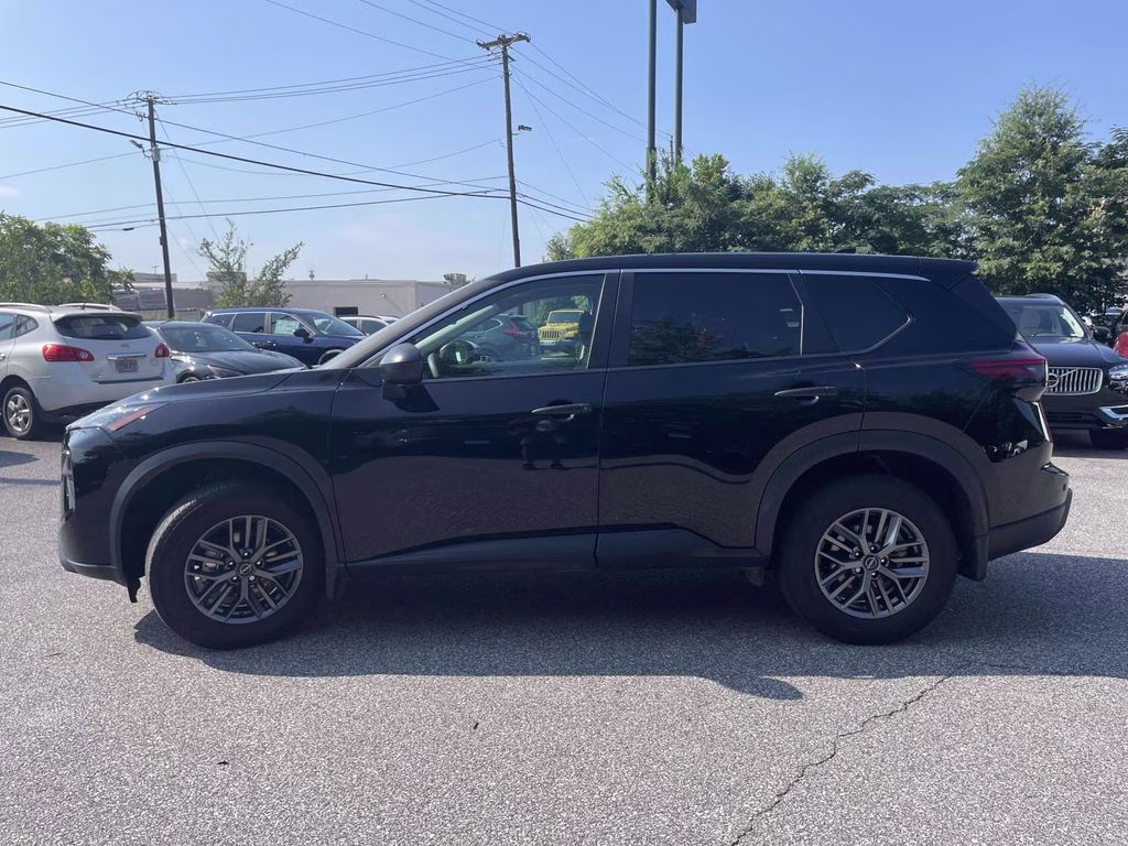 2025 Super Black Nissan Rogue S FWD SUV