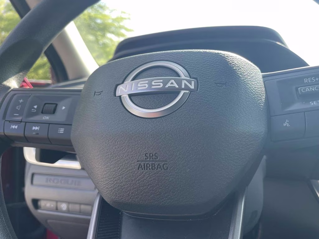 2025 Scarlet Ember Tintcoat Nissan Rogue S FWD SUV