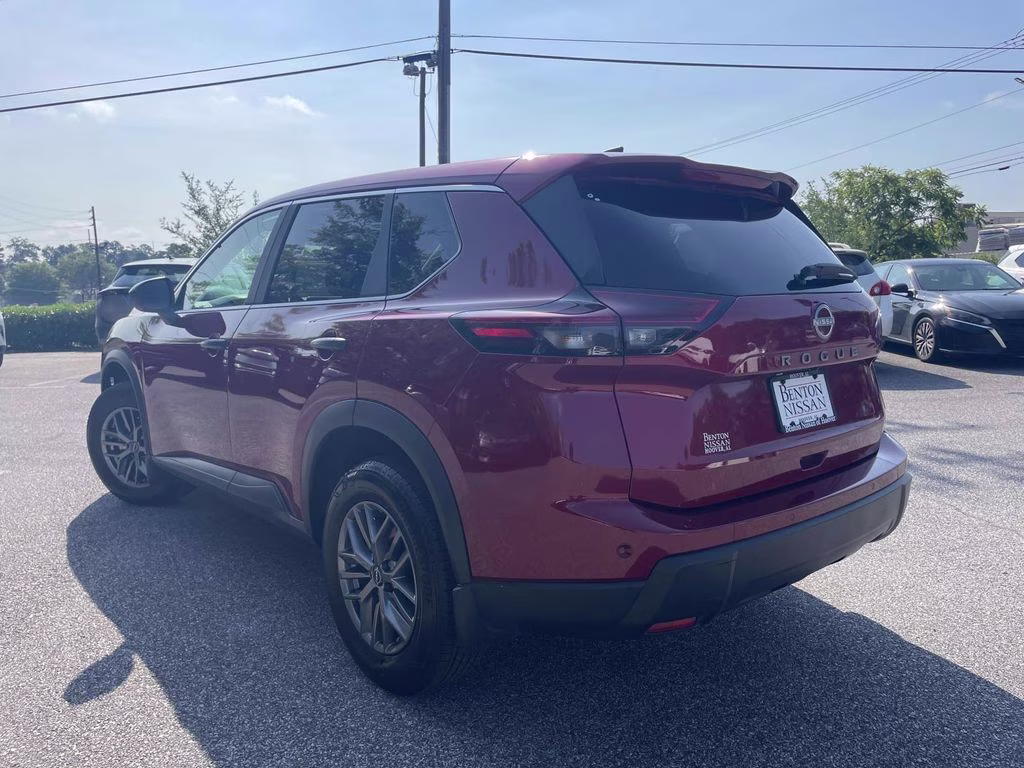 2025 Scarlet Ember Tintcoat Nissan Rogue S FWD SUV