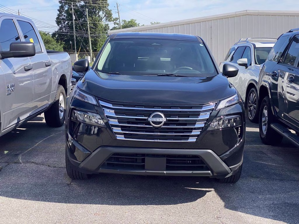2025 Super Black Nissan Rogue S FWD SUV