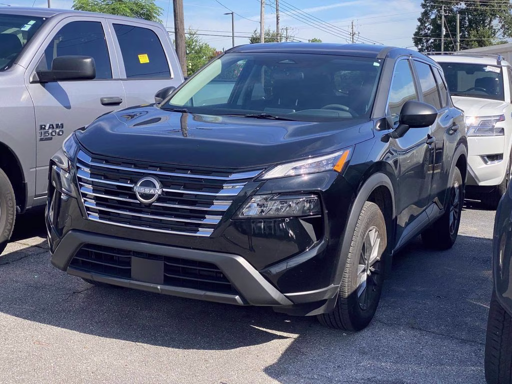 2025 Super Black Nissan Rogue S FWD SUV