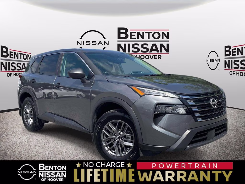 2025 Gun Metallic Nissan Rogue S FWD SUV
