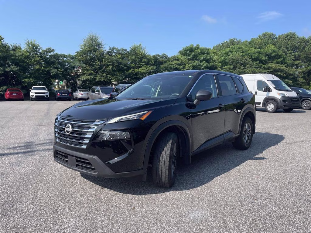 2025 Super Black Nissan Rogue S FWD SUV
